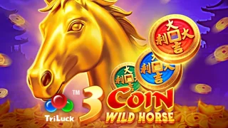 3 Coin Wild Horse slot မျက်နှာဖုံး